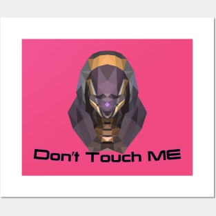 Low Poly "Don't Touch ME" Tali Posters and Art